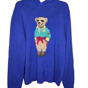 Polo Bear Hooded Sweater